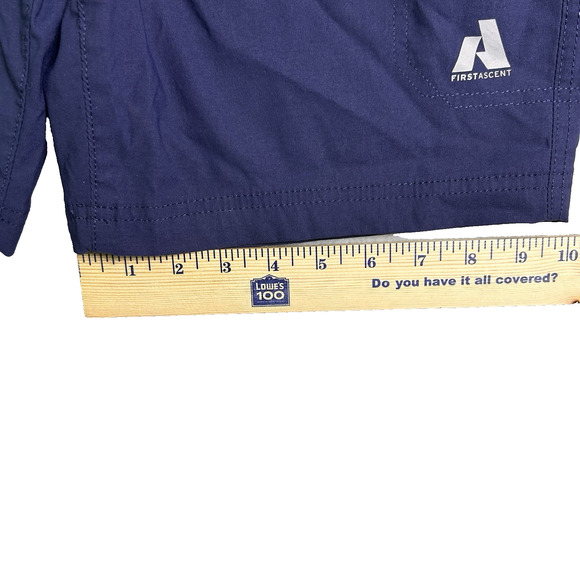 Eddie Bauer Guide Pro Shorts Womens 4 Navy First Ascent Stretch Hiking Trails - Picture 11 of 11